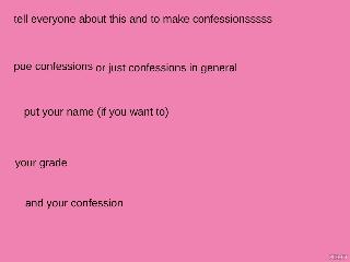 confessions