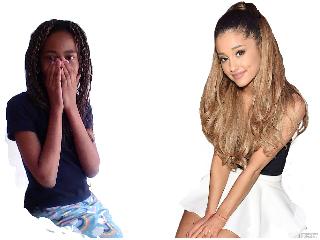 me and Ariana Grande