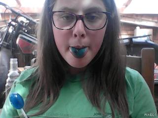 blue lolly