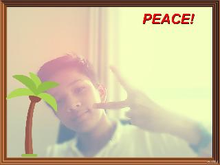 This is me living in PEACE!