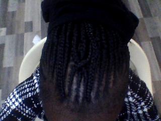 soguys here is my hairstyle as i promised its half rasta sorry its not much