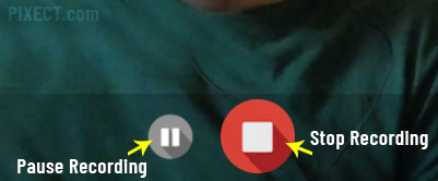 pause recording video with web camera